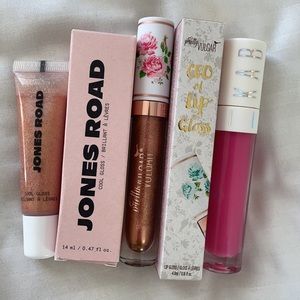 Never used lip gloss trio BRAND NEW